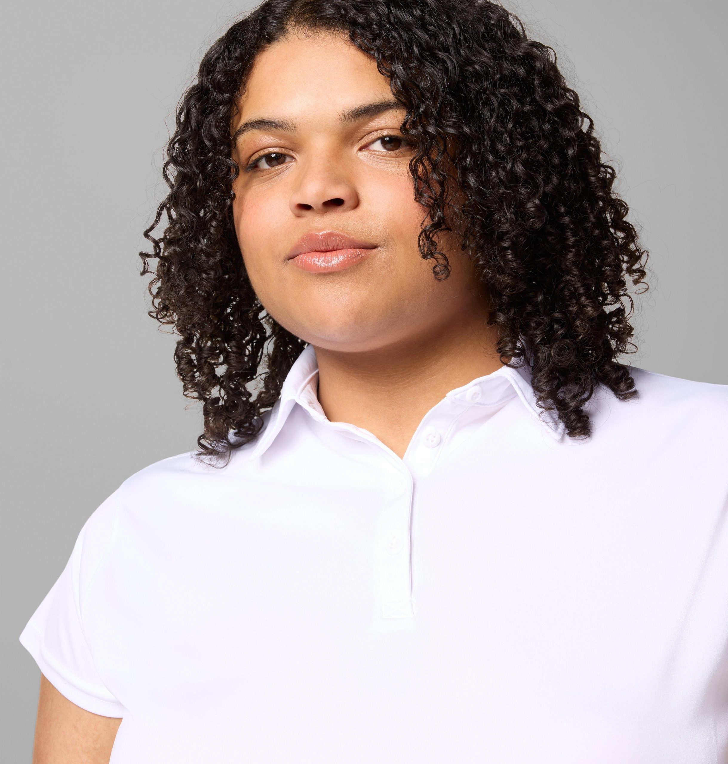 pfg tidal tee kurzarm-polo für damen – Übergröße