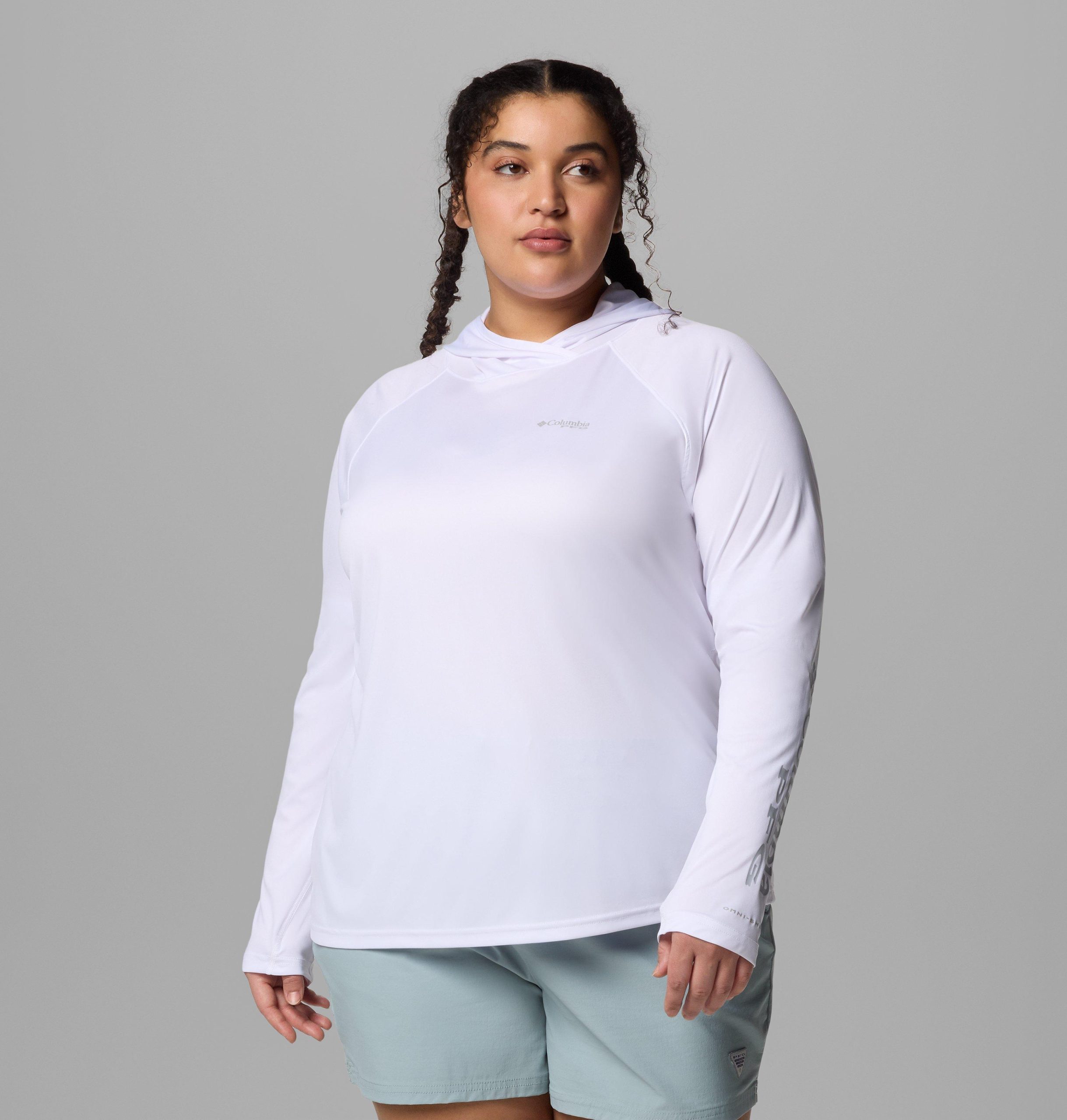 pfg tidal tee ii hoodie für damen – Übergröße