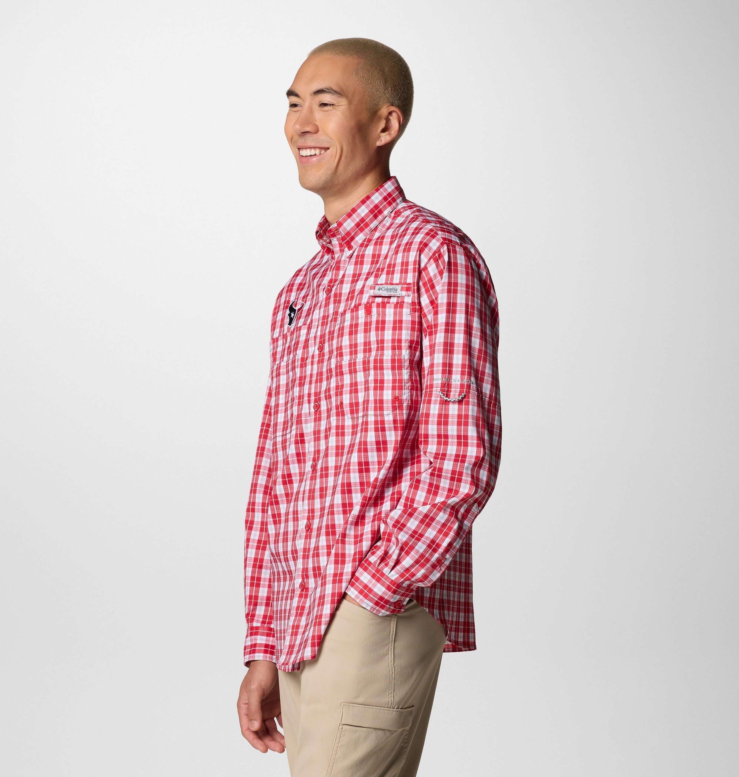 pfg super tamiami langarmshirt für herren – houston texans