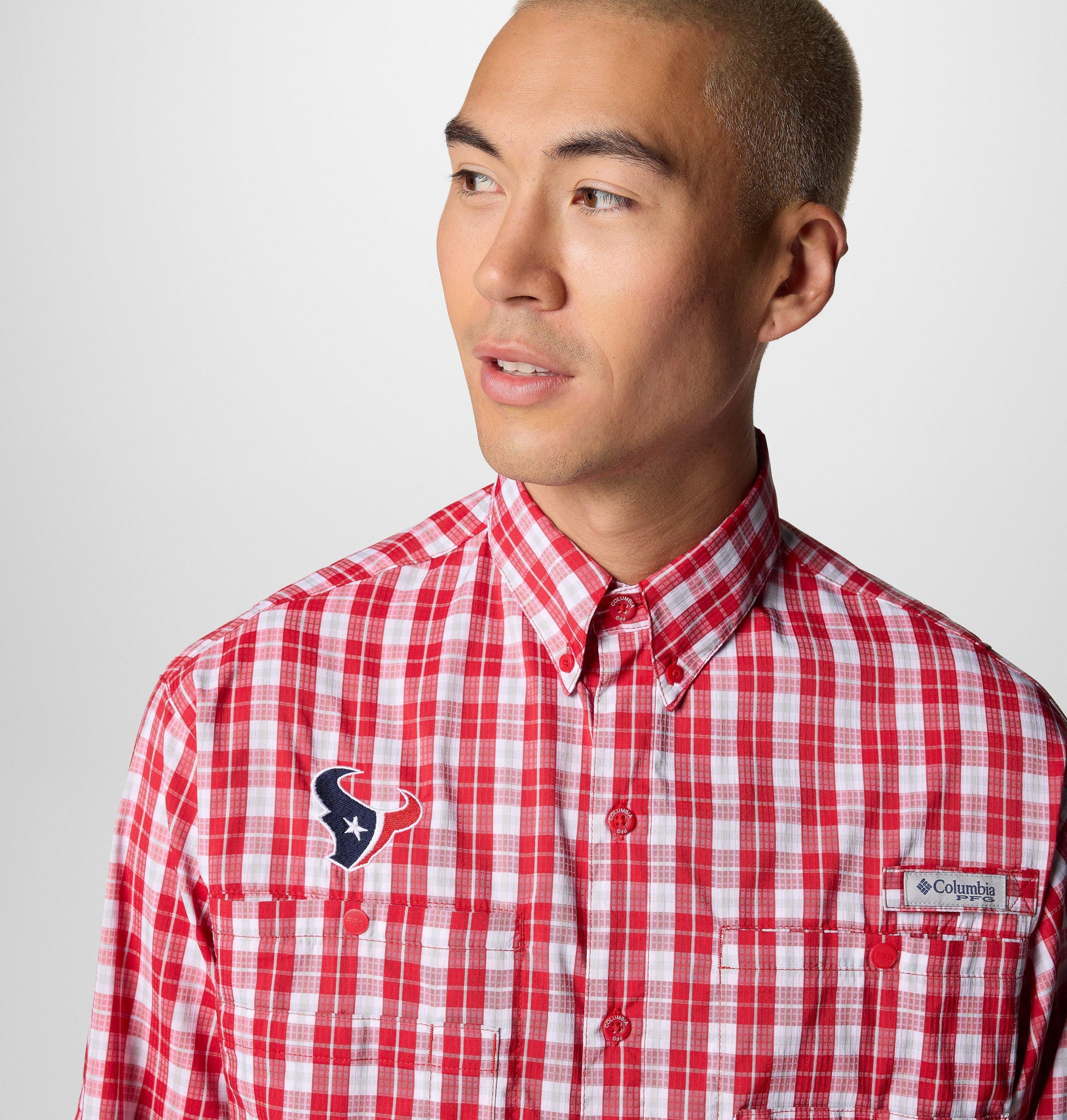 pfg super tamiami langarmshirt für herren – houston texans