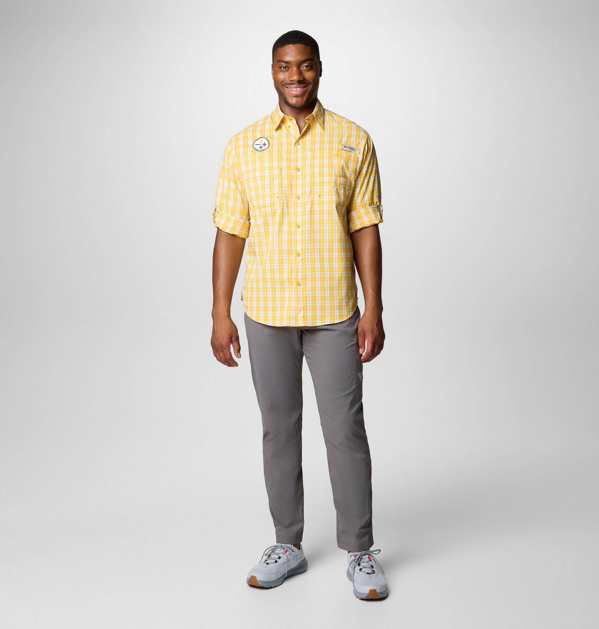 pfg super tamiami langarmshirt für herren – pittsburgh steelers