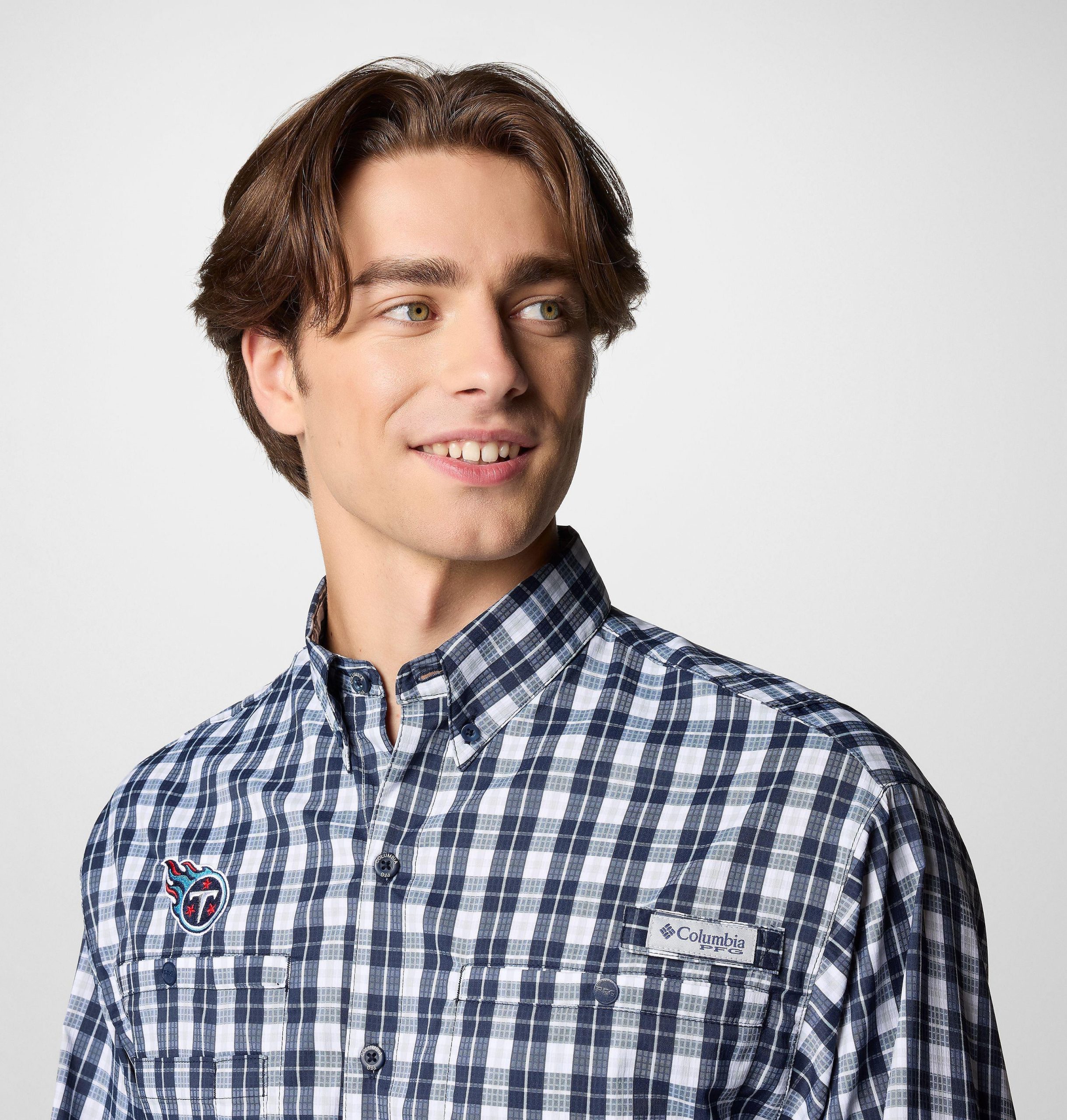 pfg super tamiami langarmshirt für herren – tennessee titans