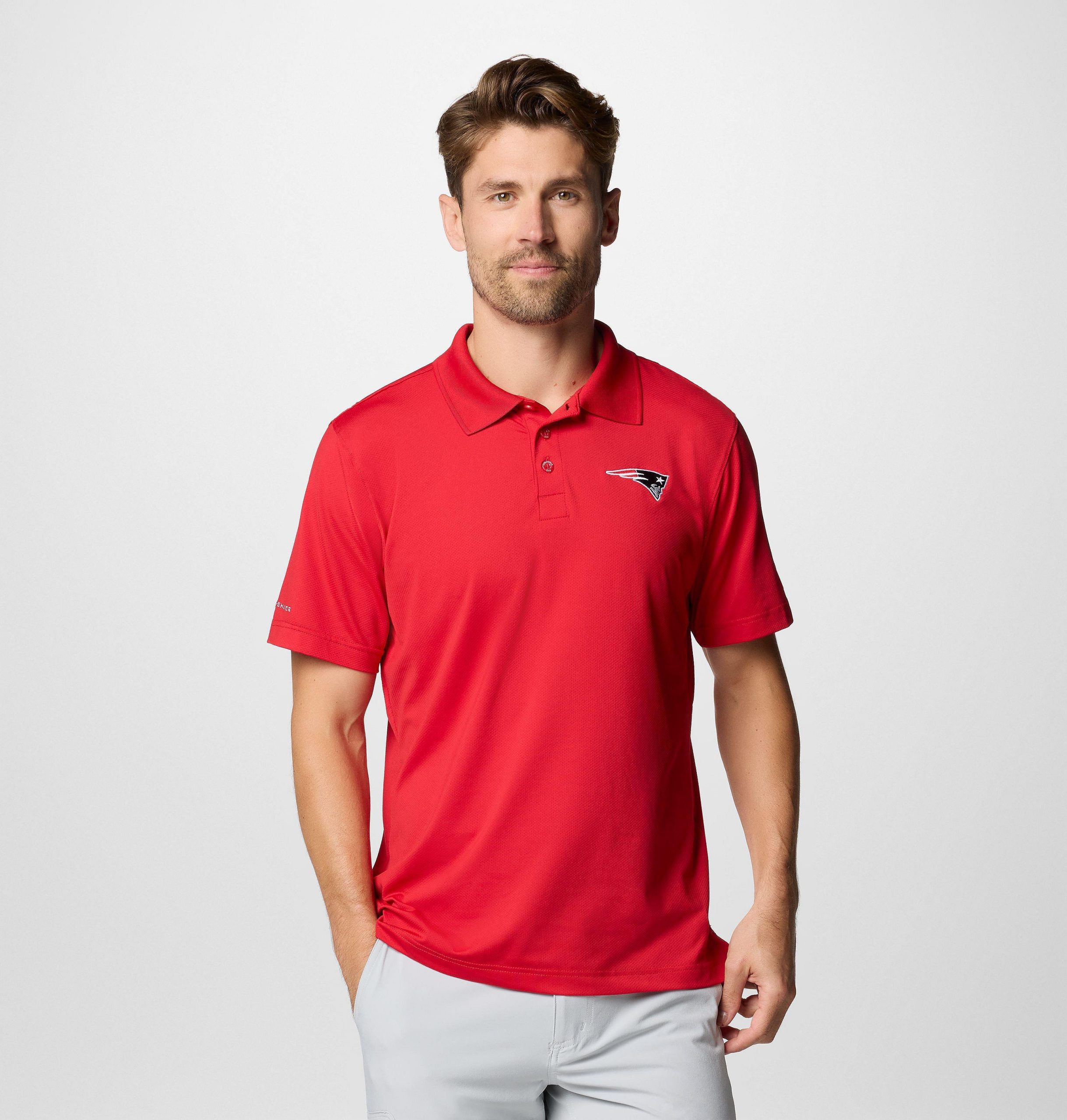 pfg low drag offshore polo für herren – new england patriots