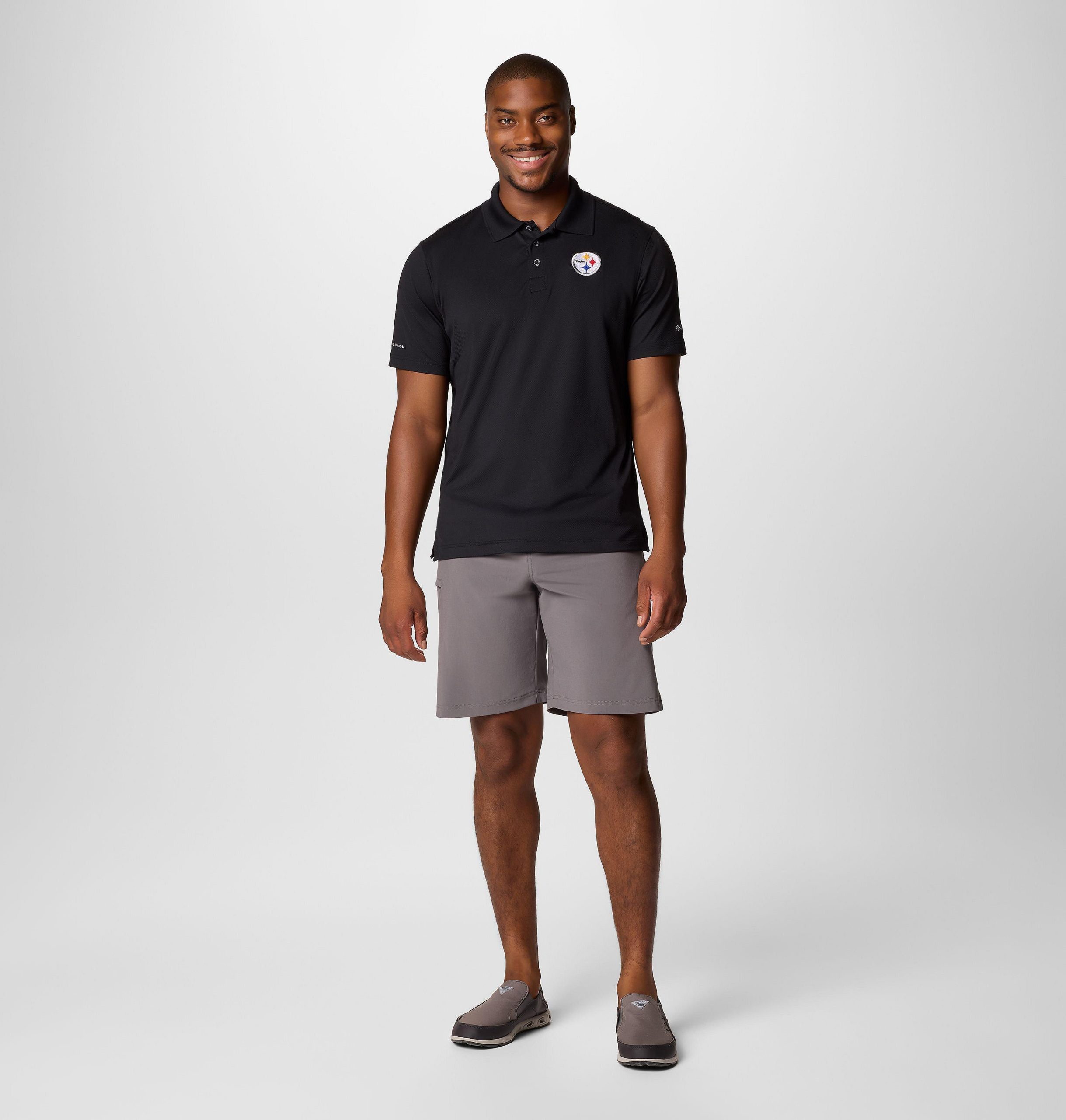 pfg low drag offshore polo für herren – pittsburgh steelers