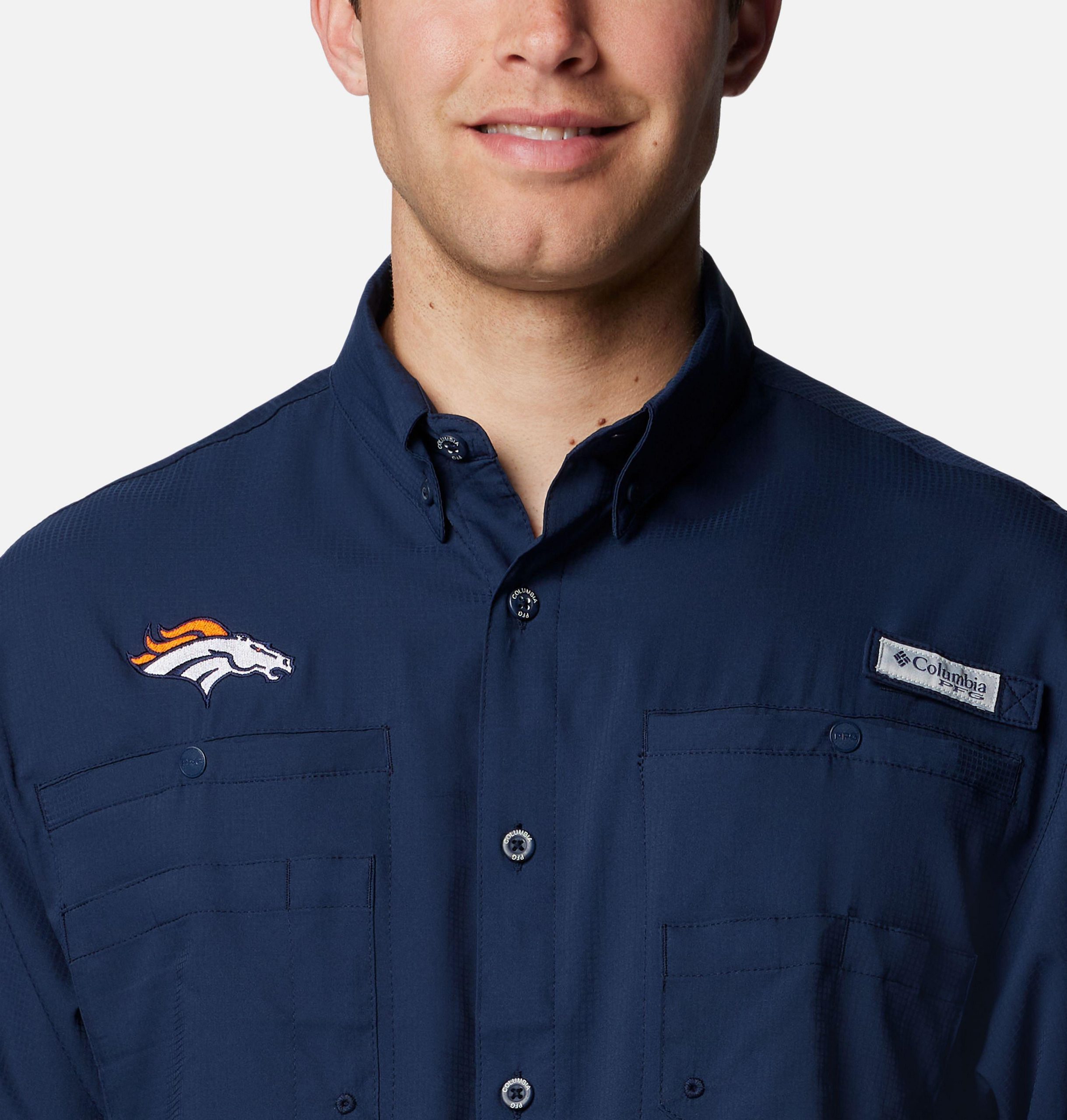 pfg tamiami kurzarmshirt für herren – denver broncos