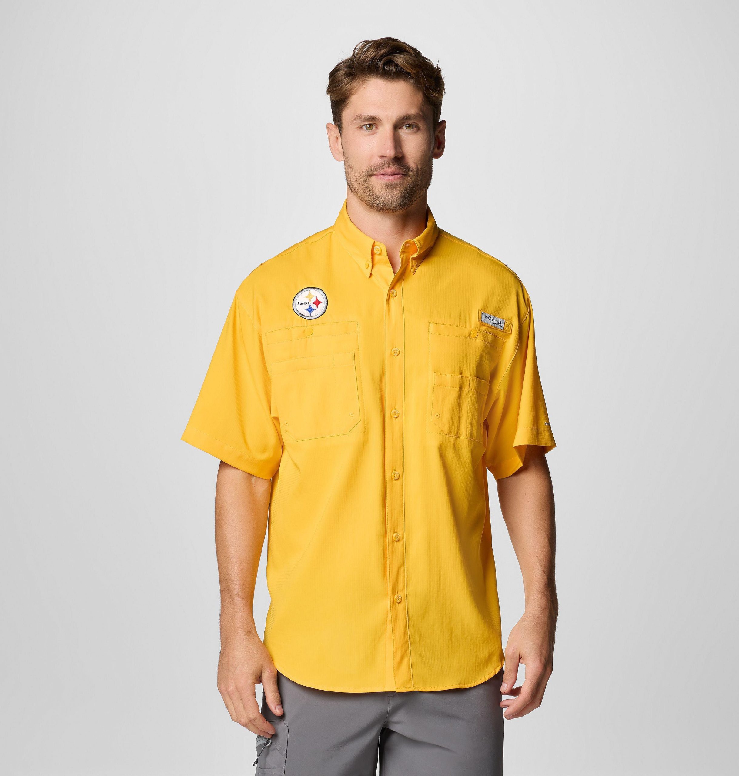 pfg tamiami kurzarm-herrenshirt – pittsburgh steelers