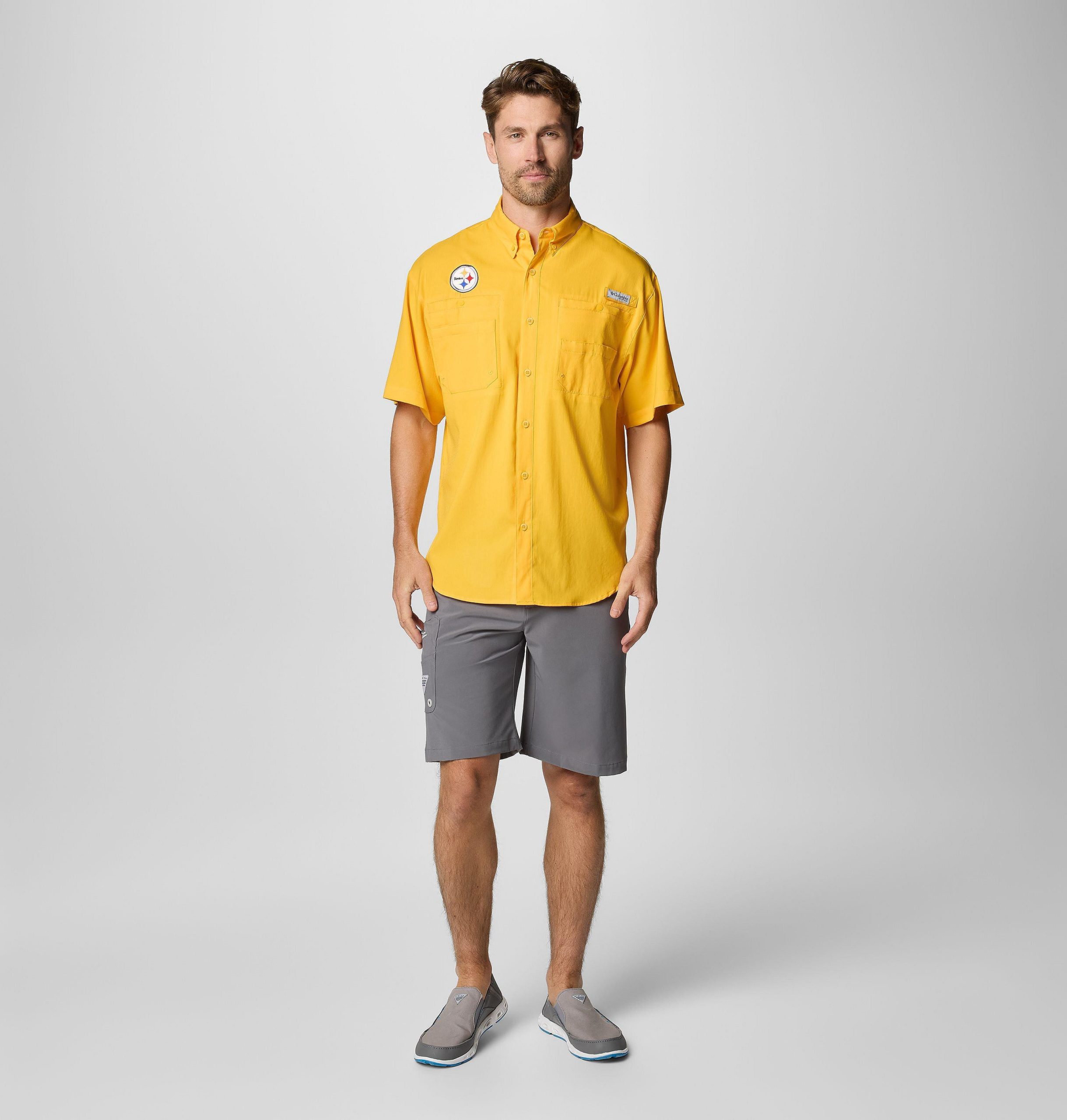 pfg tamiami kurzarm-herrenshirt – pittsburgh steelers