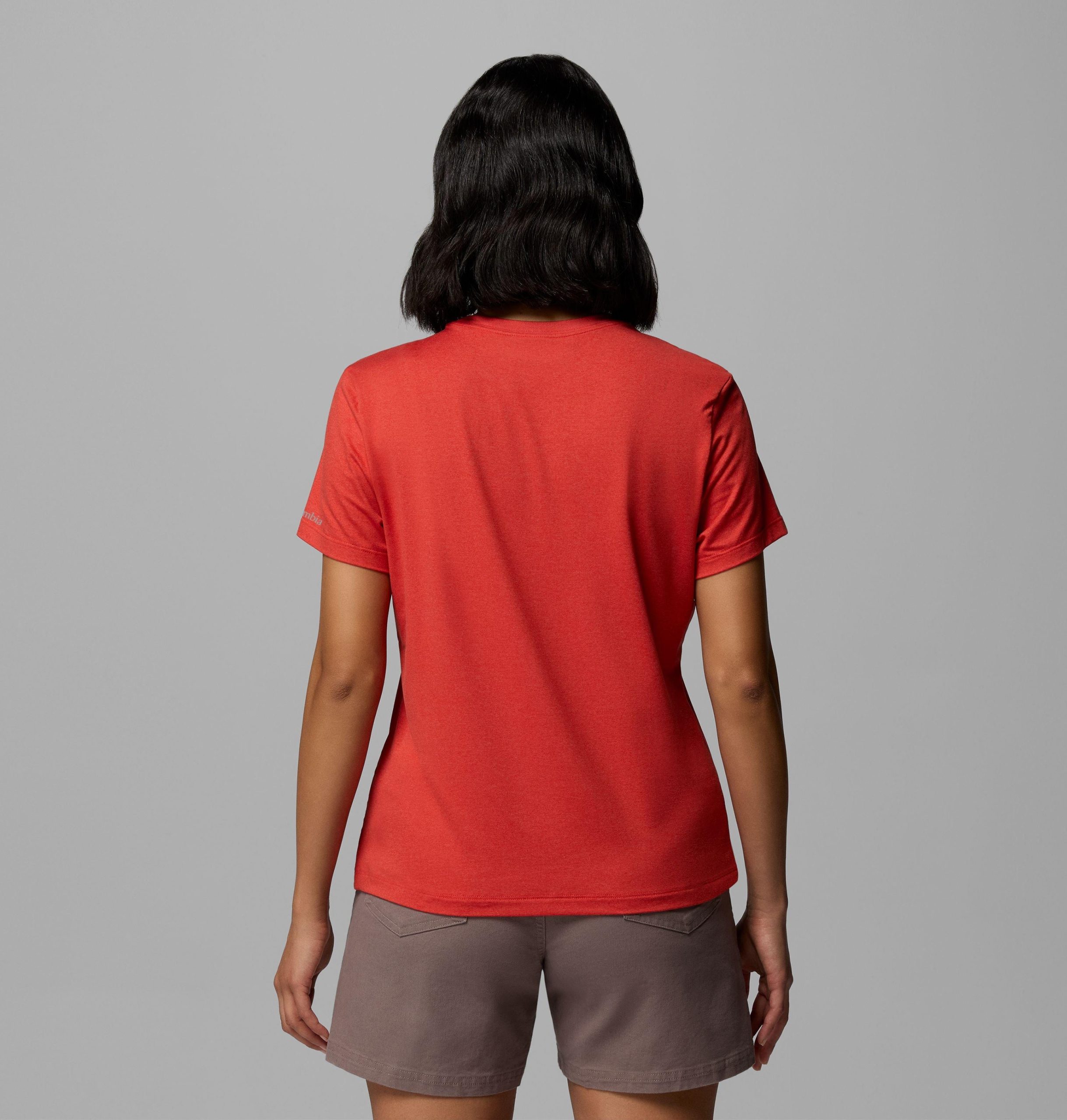 parsons point damen-t-shirt mit kurzen Ärmeln und logo
