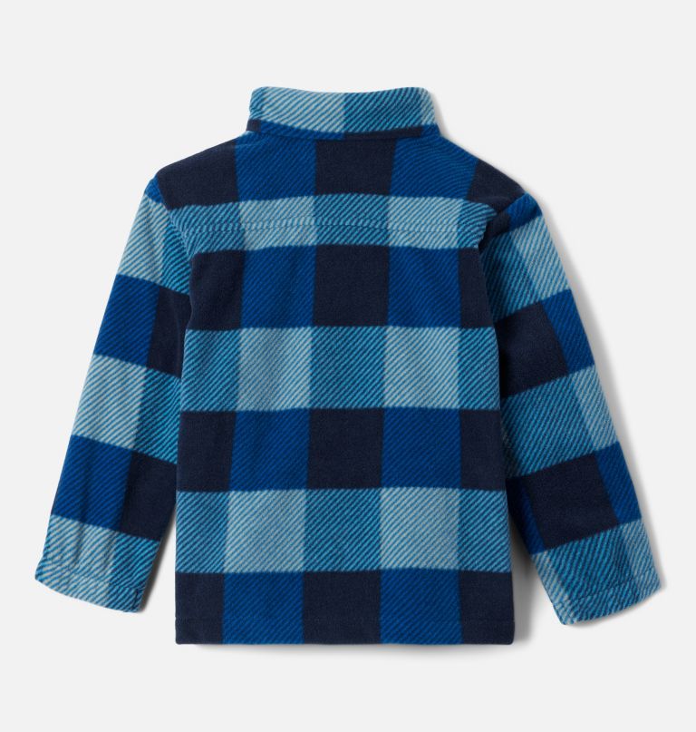 jungen-fleecejacke mit durchgehendem reißverschluss und castle dale-print für kleinkinder