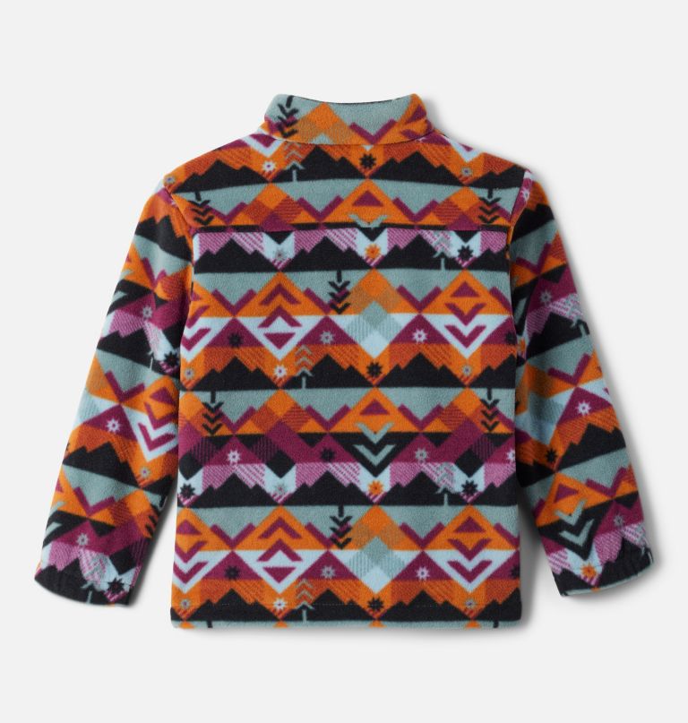 jungen-fleecejacke mit durchgehendem reißverschluss und castle dale-print für kleinkinder