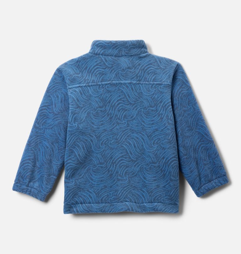 jungen-fleecejacke mit durchgehendem reißverschluss und castle dale-print für kleinkinder