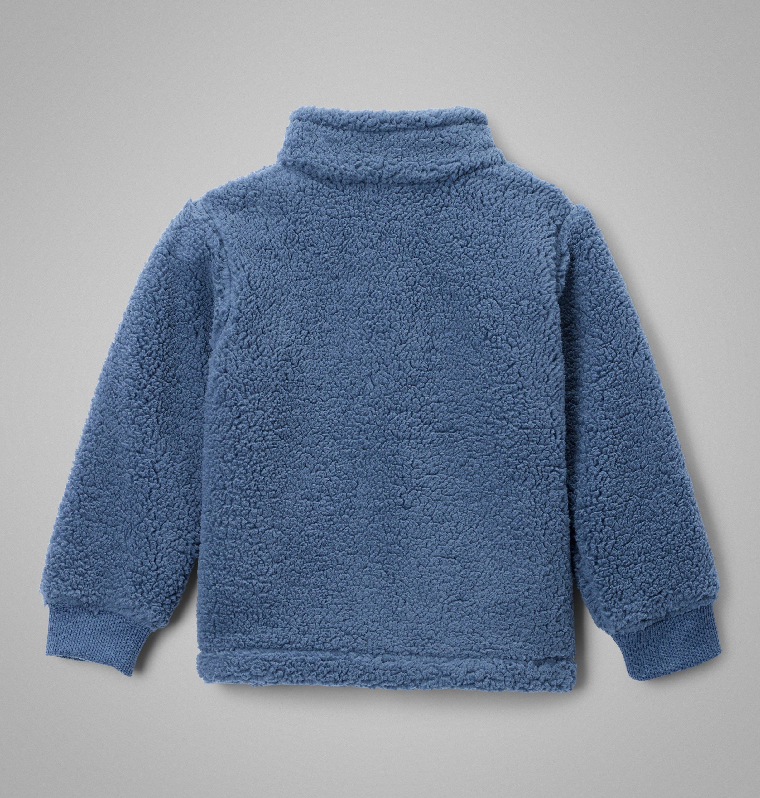 rugged ridge ii sherpa-fleecejacke für jungen kleinkinder mit durchgehendem reißverschluss