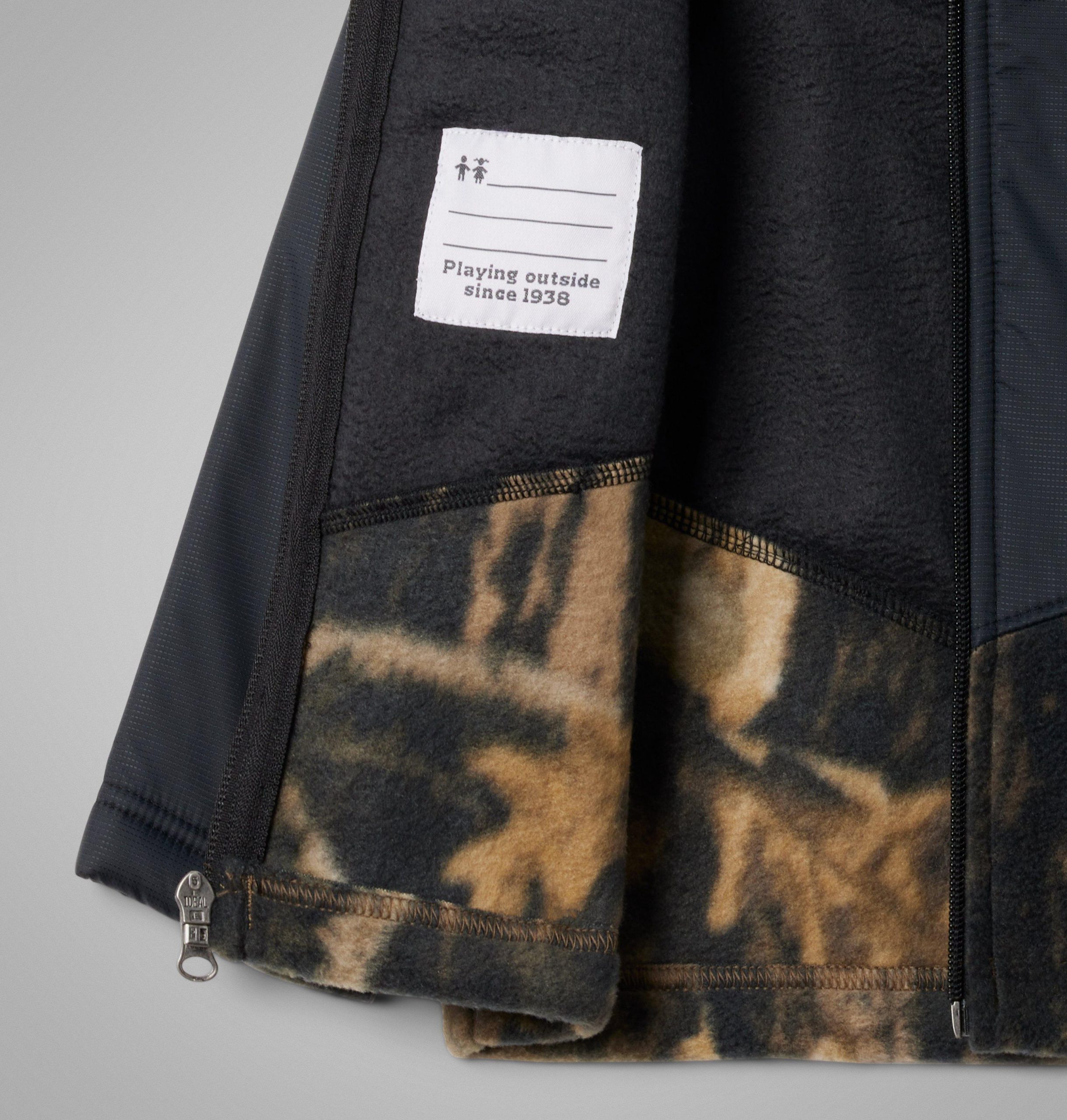 steens mt ii overlay fleecejacke mit kapuze für kleinkinder