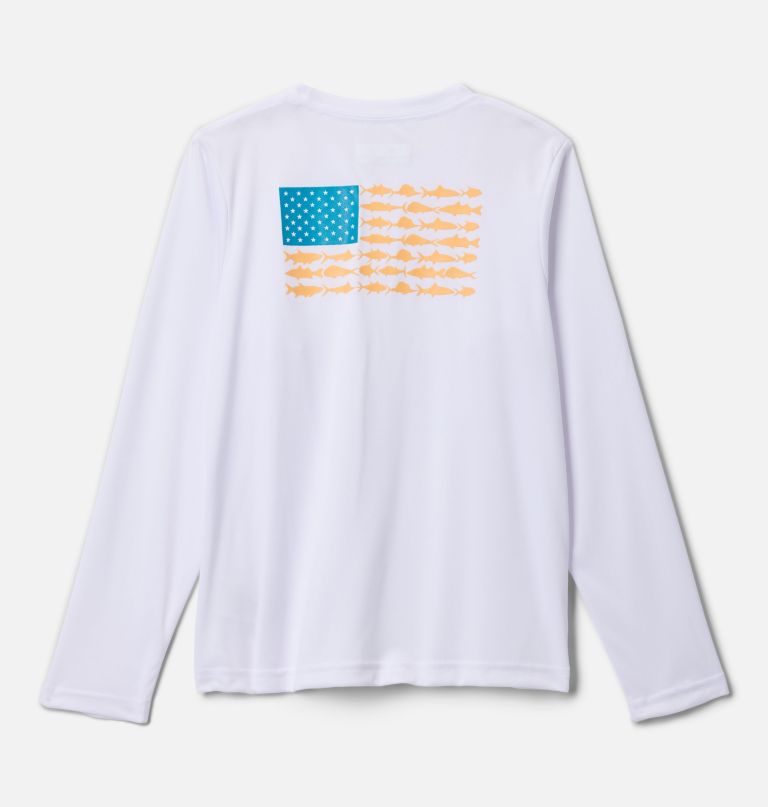 pfg terminal tackle langarmshirt mit fischflaggenmotiv für jungen