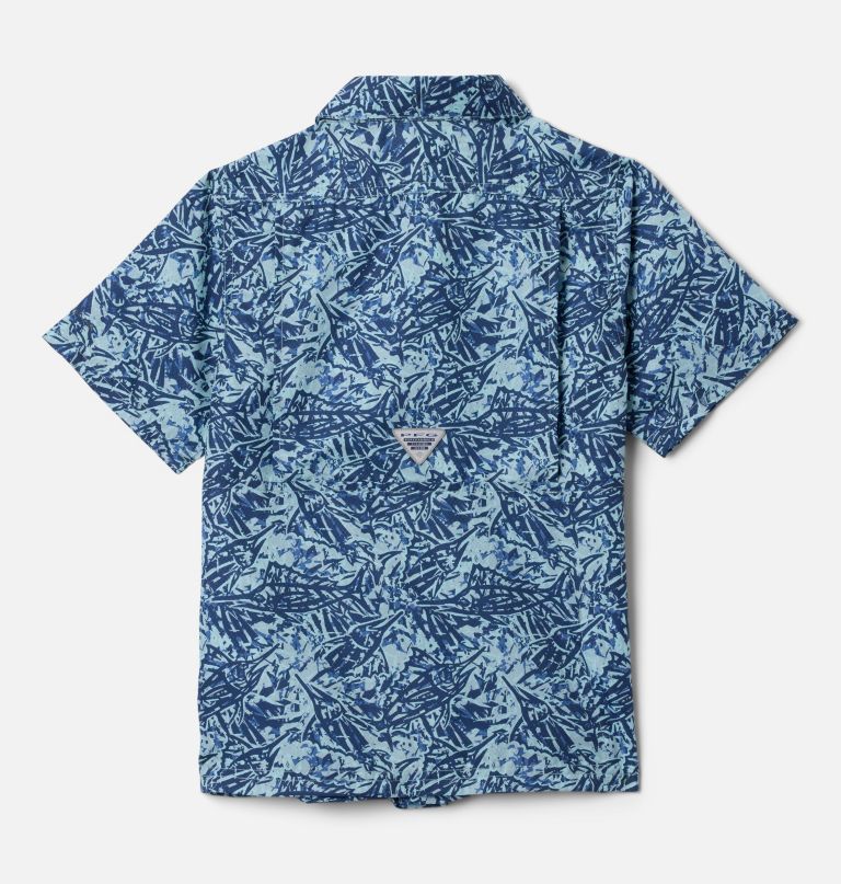 pfg super slack tide kurzarm-camp-shirt für jungen