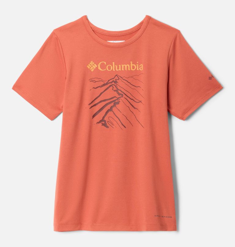 tech trail kurzarm-grafikshirt für jungen