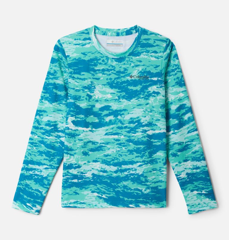 pfg solar stream langarmshirt für jungen mit aufdruck