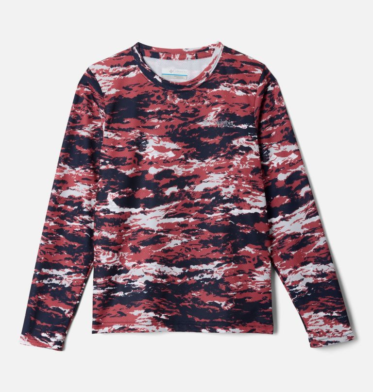pfg solar stream langarmshirt für jungen mit aufdruck
