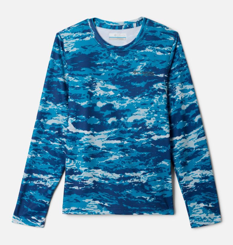 pfg solar stream langarmshirt für jungen mit aufdruck