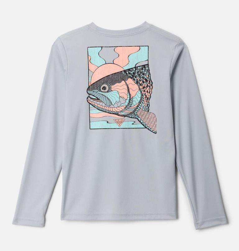 pfg terminal tackle fish shine langarmshirt für jungen