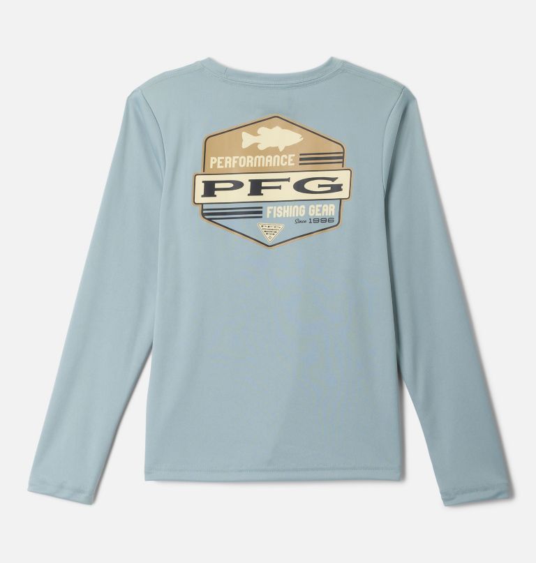 pfg terminal tackle langarmshirt für jungen mit hohem seitenteil
