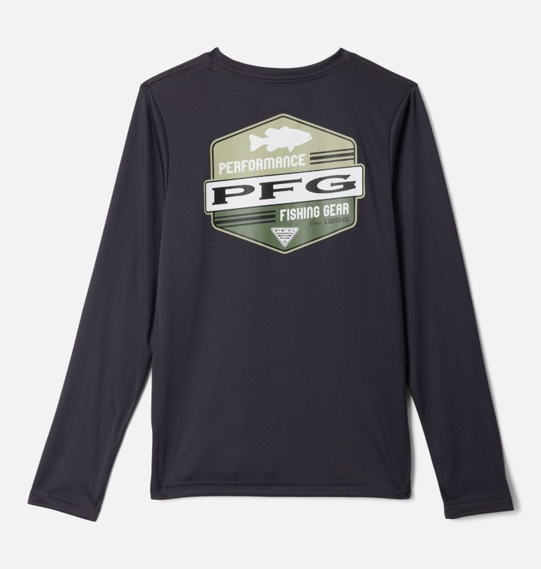 pfg terminal tackle langarmshirt für jungen mit hohem seitenteil