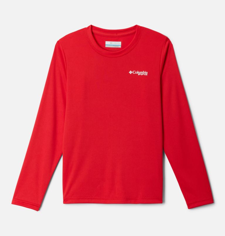 pfg terminal tackle langarmshirt für jungen mit hohem seitenteil