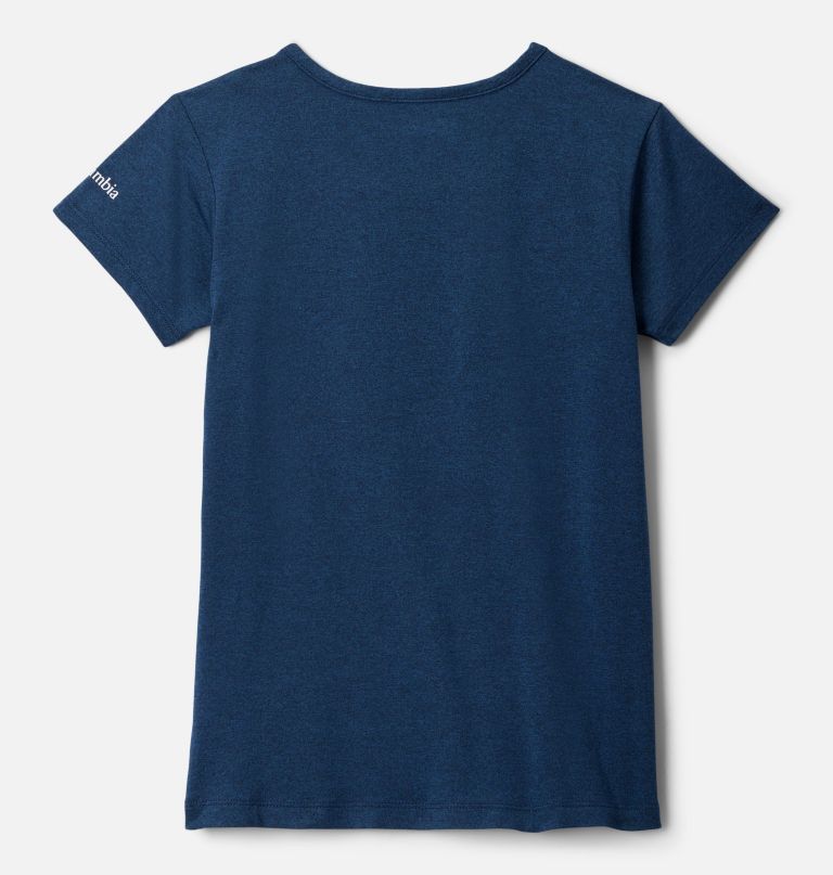 tech trail kurzarm-grafikshirt für mädchen
