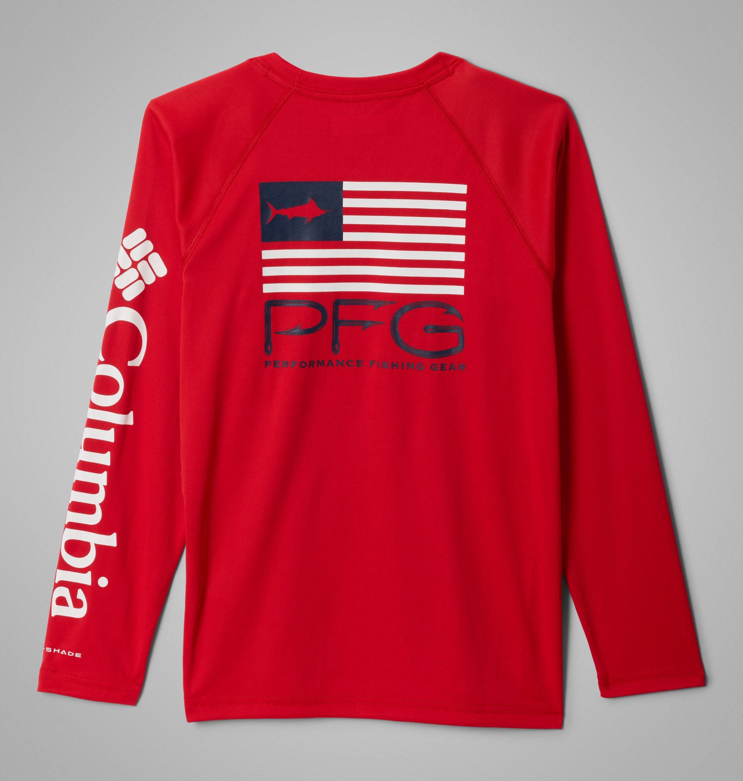 pfg deep waves flaggen-langarmshirt für kinder