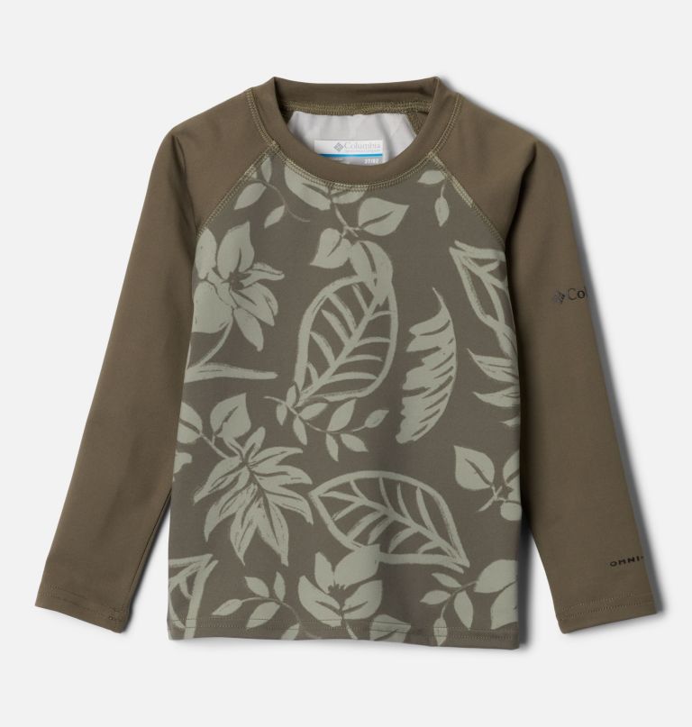 sandy shores langarm-sonnenschutzshirt für kleinkinder mit aufdruck