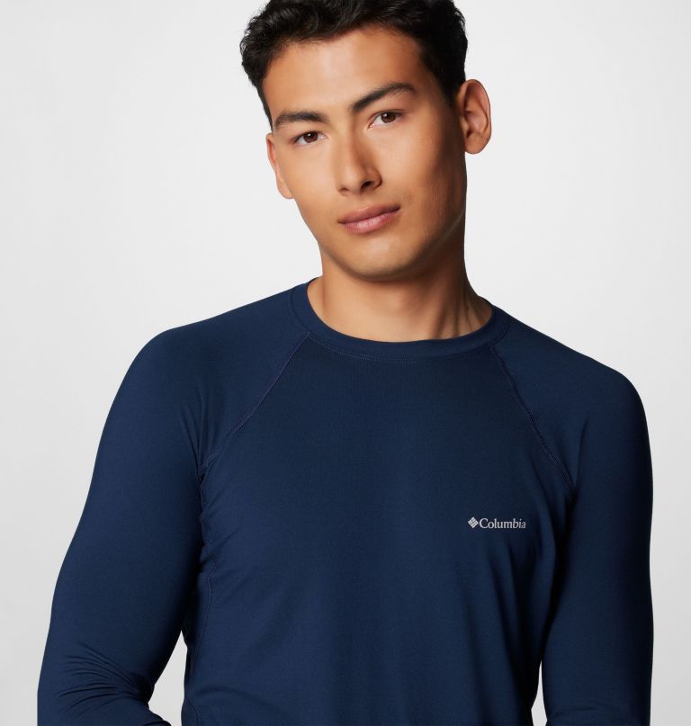 herren-funktionsshirt mit rundhalsausschnitt mittelschwer baselayer