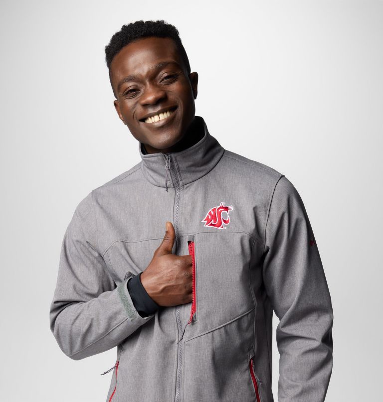 herren collegiate ascender iii softshell - washington state
