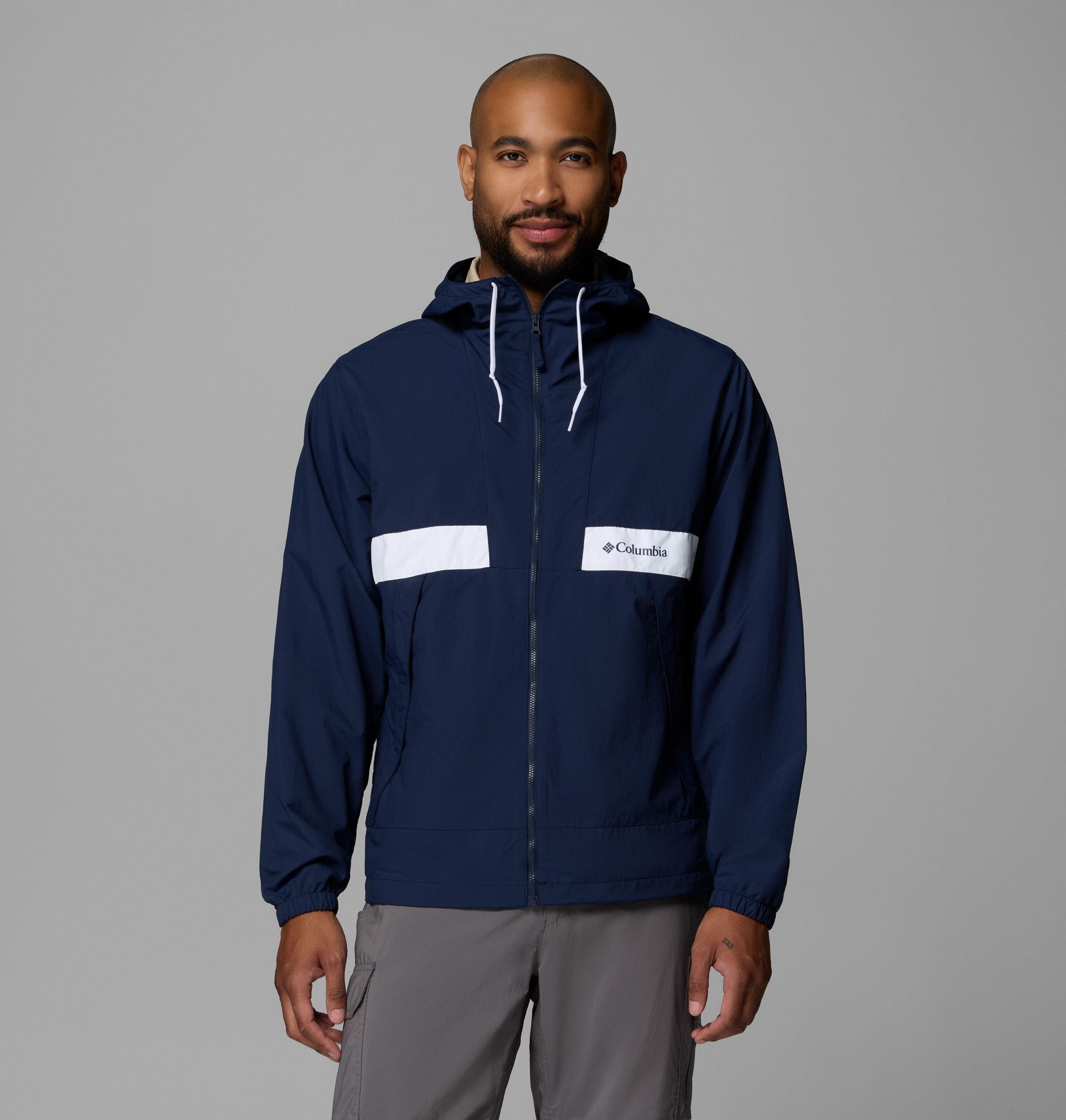 spire valley kapuzen-windjacke für herren