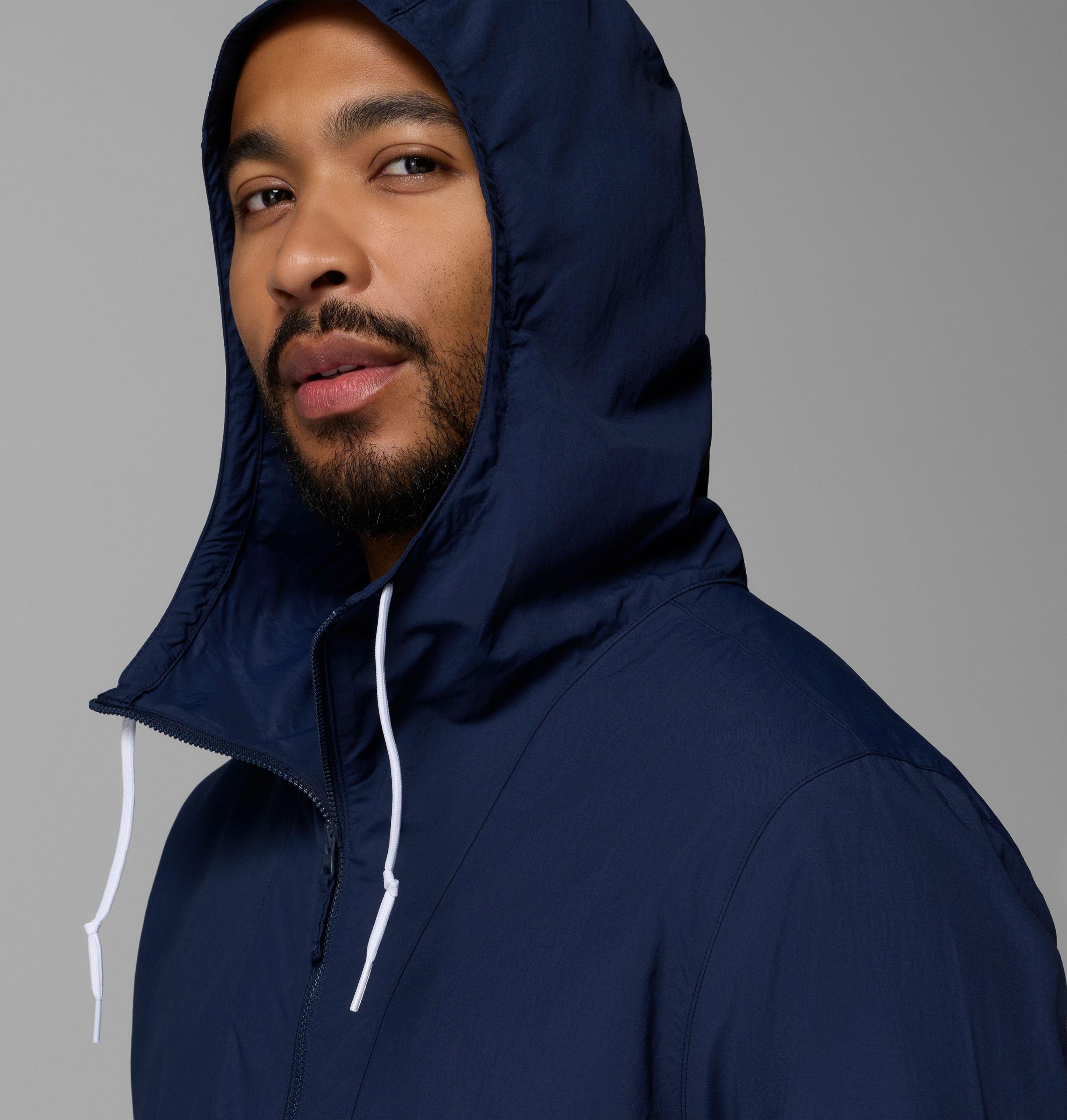 spire valley kapuzen-windjacke für herren