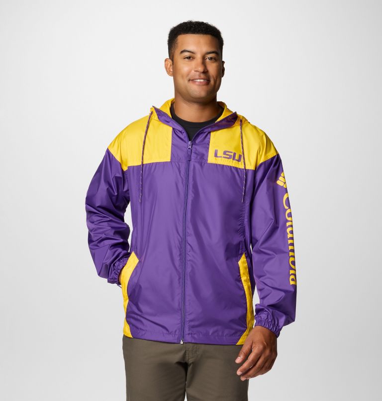 herren collegiate flash challenger ii windbreaker - lsu