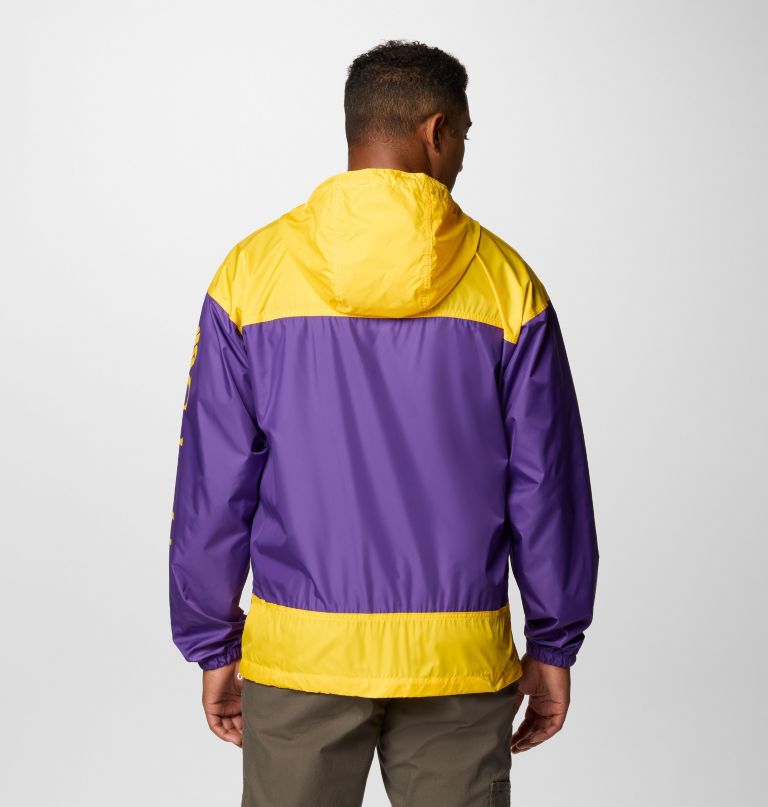 herren collegiate flash challenger ii windbreaker - lsu