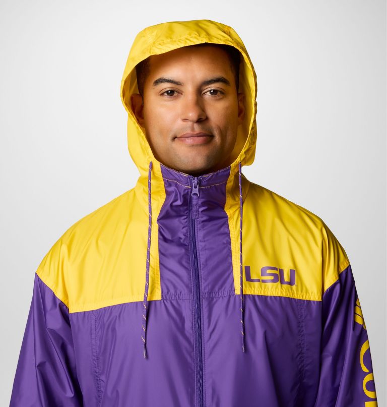 herren collegiate flash challenger ii windbreaker - lsu
