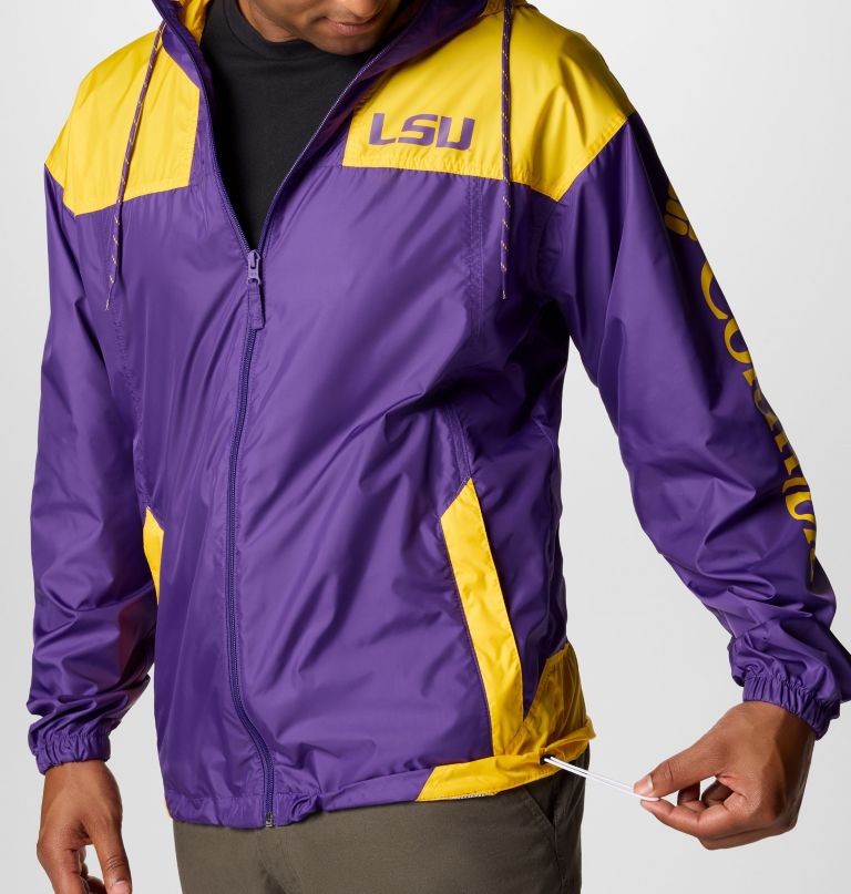 herren collegiate flash challenger ii windbreaker - lsu