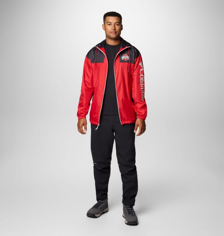 herren collegiate flash challenger ii windbreaker - ohio state