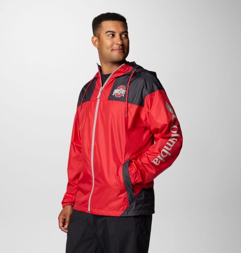 herren collegiate flash challenger ii windbreaker - ohio state