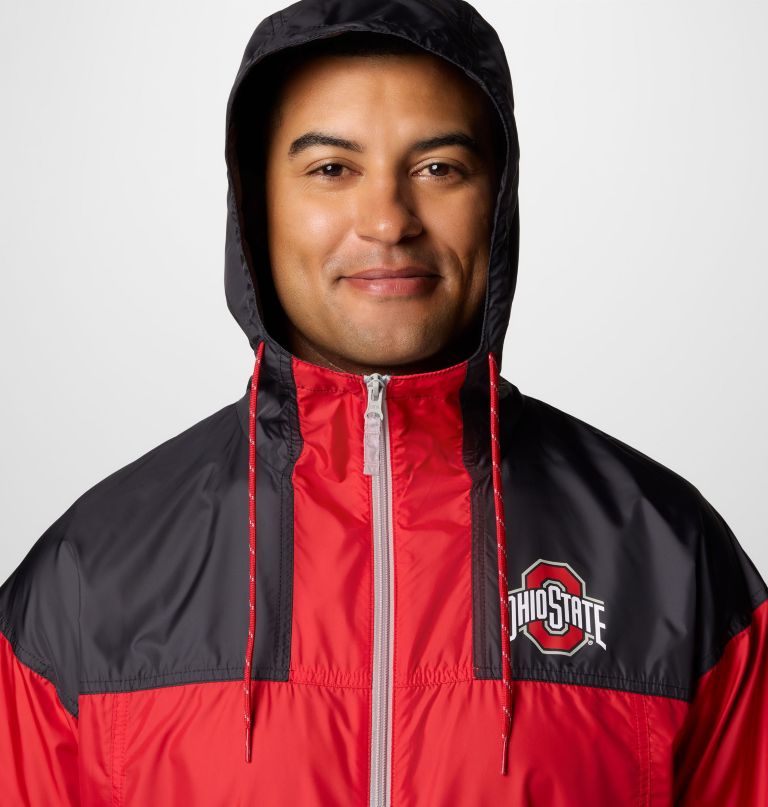 herren collegiate flash challenger ii windbreaker - ohio state