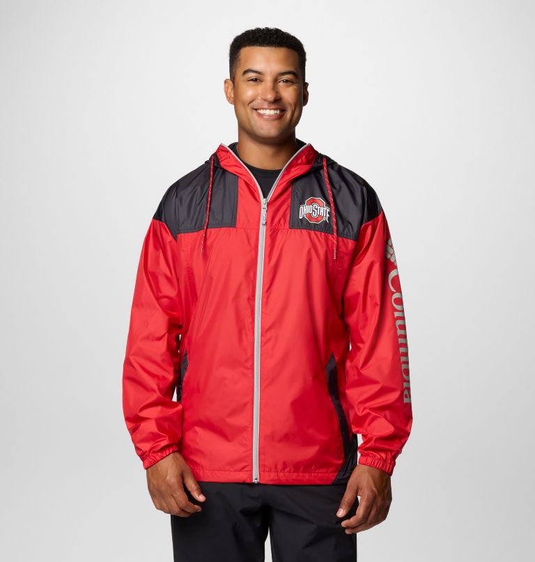 herren collegiate flash challenger ii windbreaker - ohio state