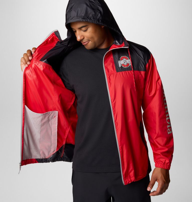 herren collegiate flash challenger ii windbreaker - ohio state