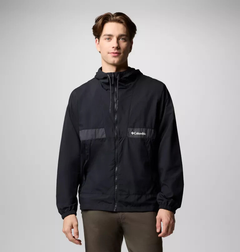 spire valley windjacke mit kapuze für herren