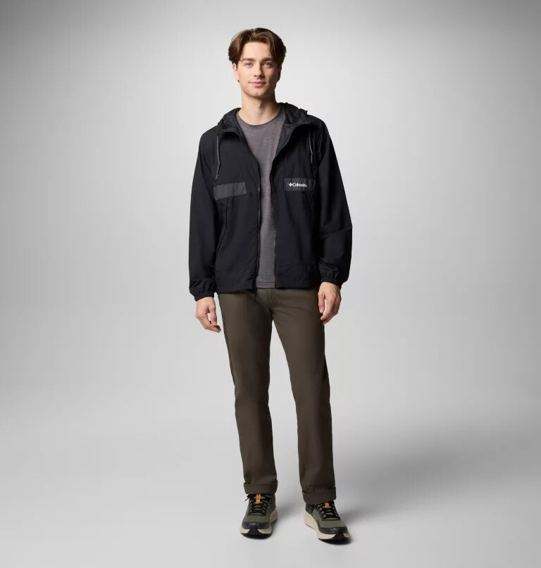 spire valley windjacke mit kapuze für herren