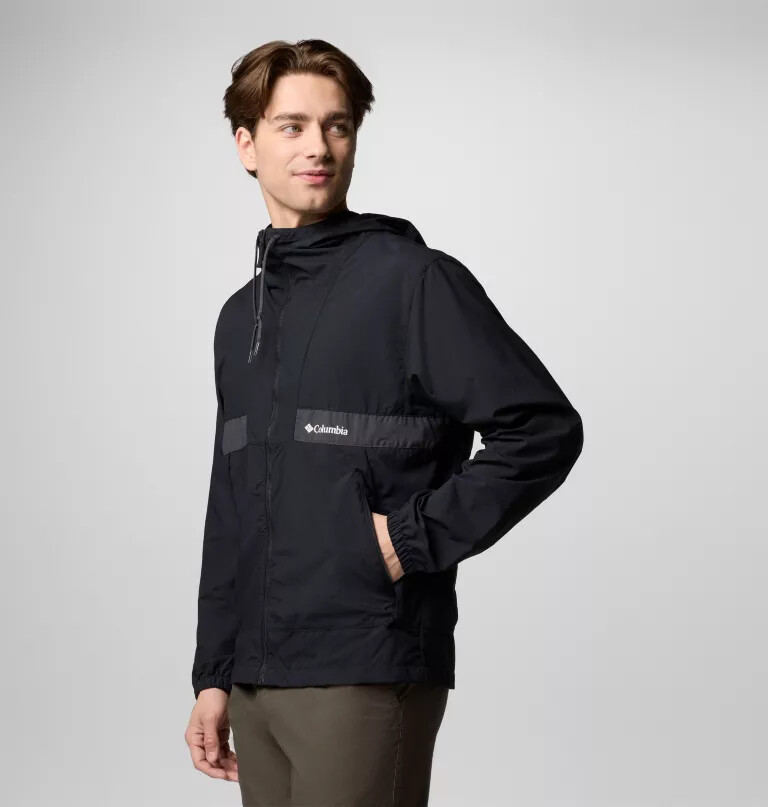 spire valley windjacke mit kapuze für herren