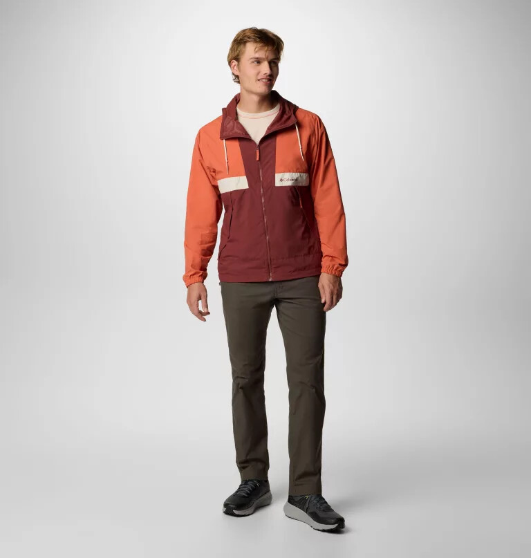 spire valley windjacke mit kapuze für herren