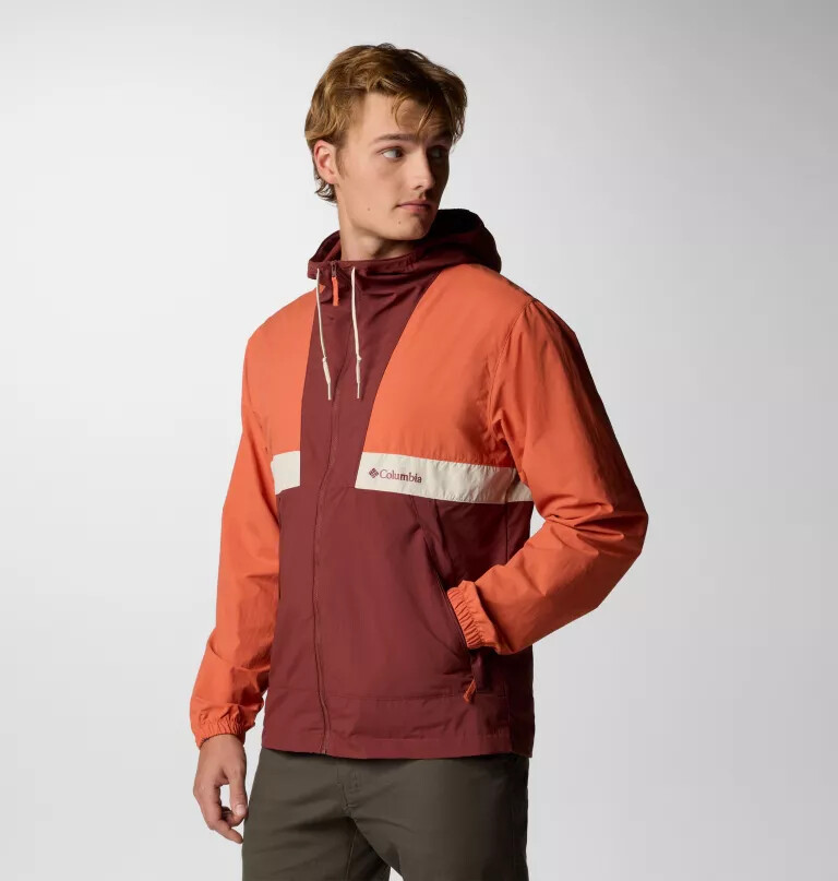 spire valley windjacke mit kapuze für herren