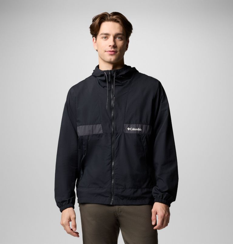 spire valley windjacke mit kapuze für herren – lang