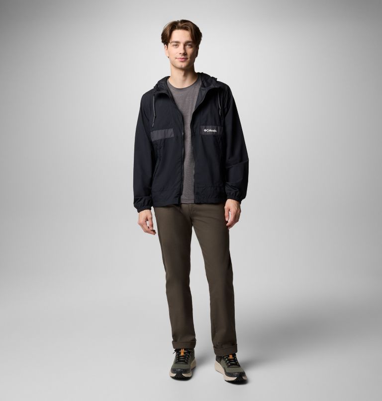spire valley windjacke mit kapuze für herren – lang